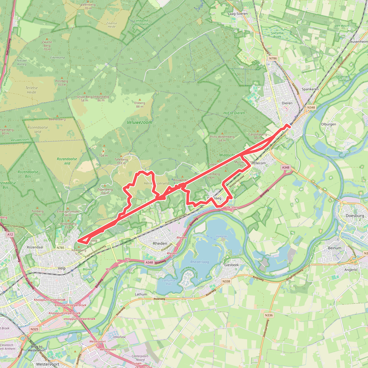 Rondje Veluwe 8 - Dieren - Velp