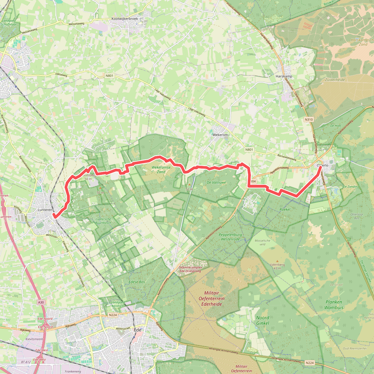 Rondje Veluwe 13 - Lunteren - Otterlo