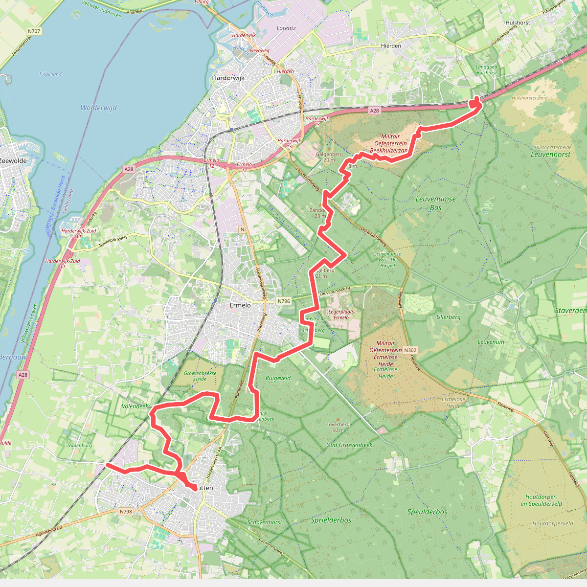 Rondje Veluwe 16 - Putten - Hulshorst