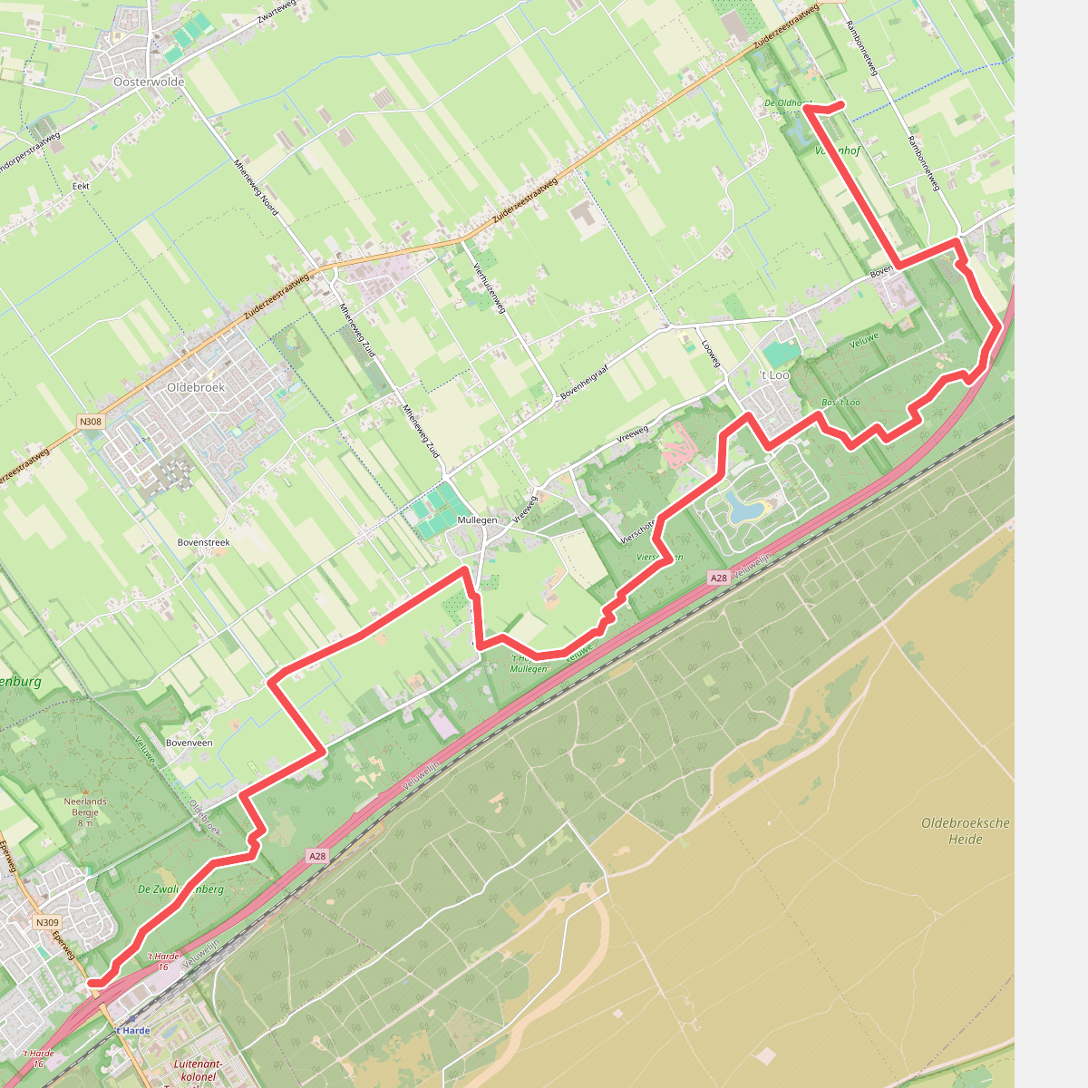Rondje Veluwe 19 - 't Harde - Oldhorst