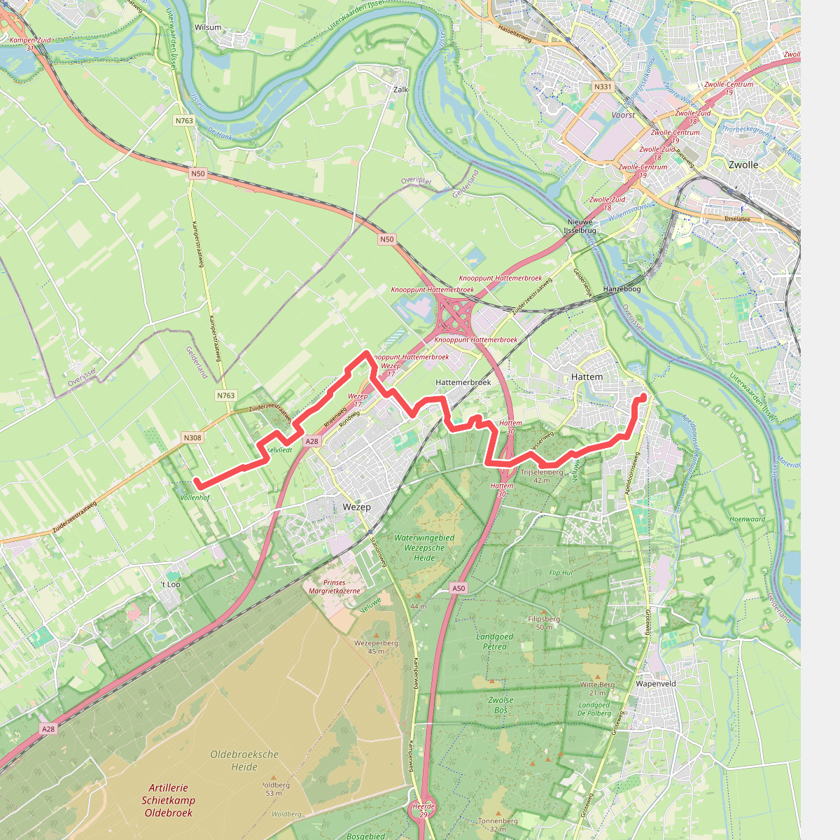 Rondje Veluwe 20 - Oldhorst - Hattem