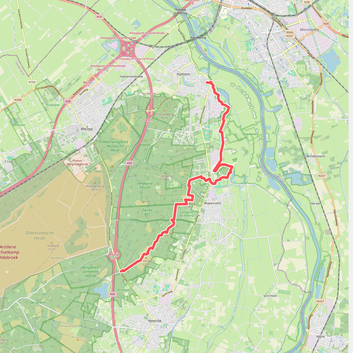 Rondje Veluwe 1 - Hattem - Heerde