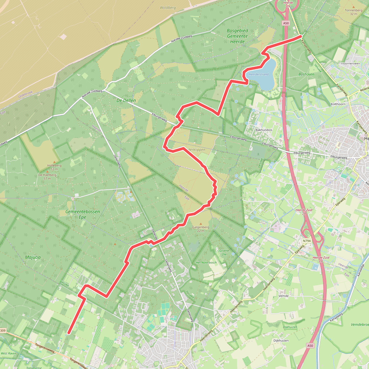Rondje Veluwe 2 - Heerde - Epe