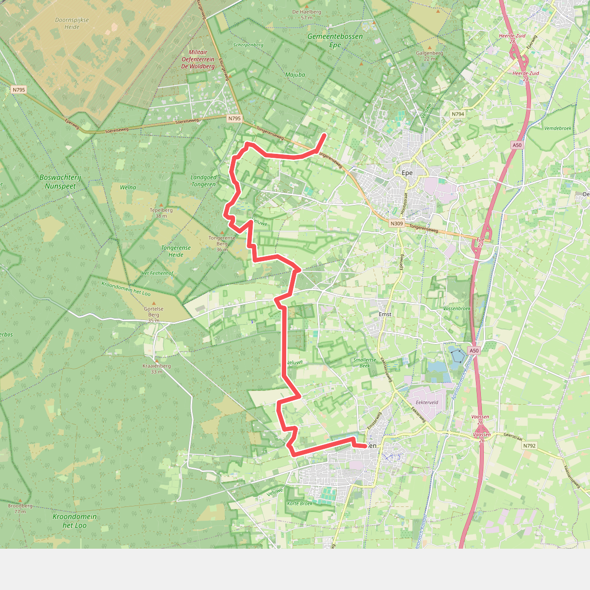 Rondje Veluwe 3 - Epe - Vaassen
