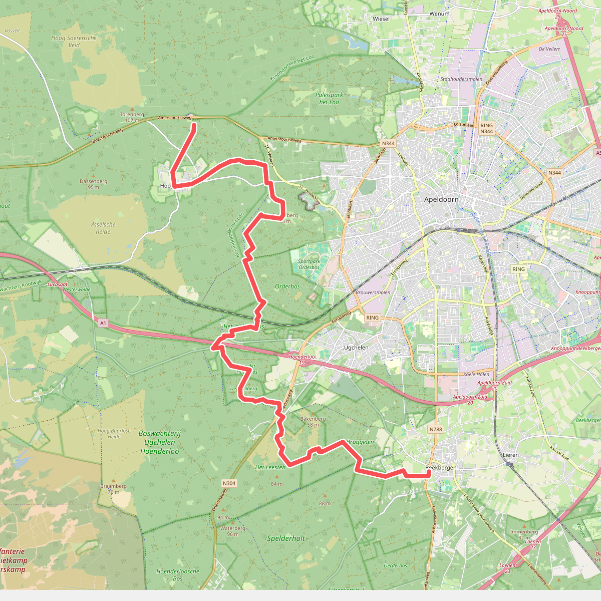 Rondje Veluwe 5 - Hoog Soeren - Beekbergen