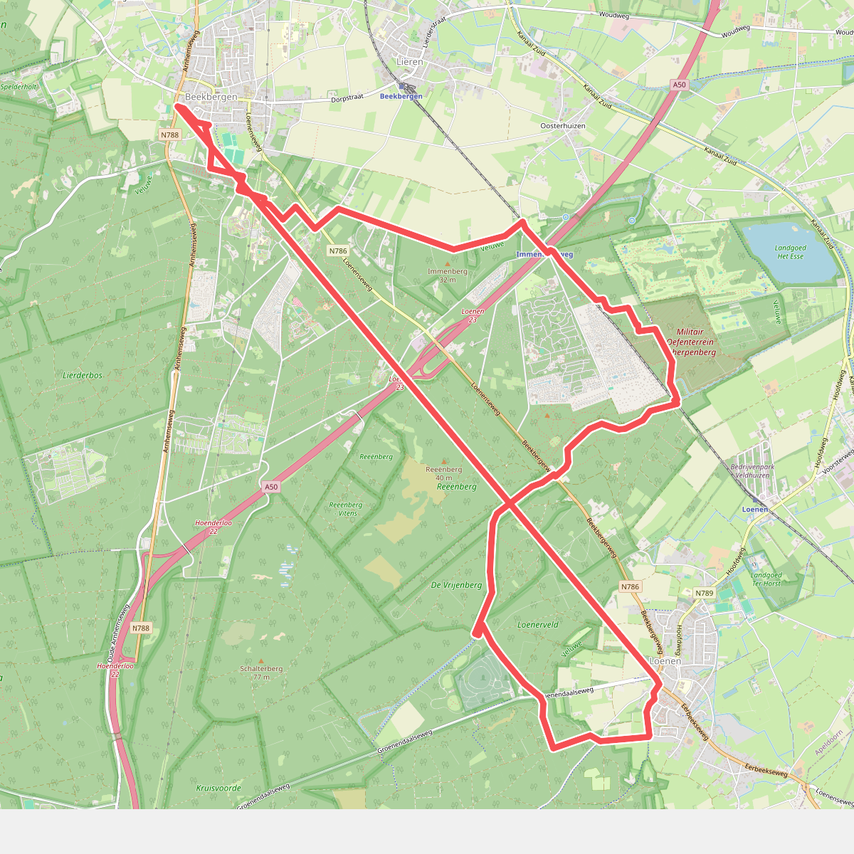 Rondje Veluwe 6 - Beekbergen - Loenen