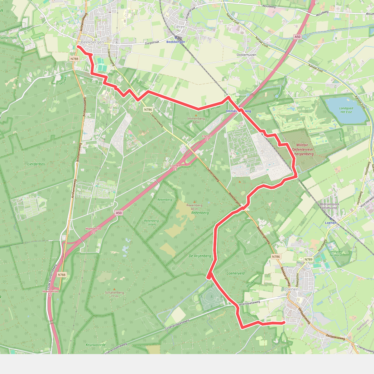 Rondje Veluwe 6 - Beekbergen - Loenen
