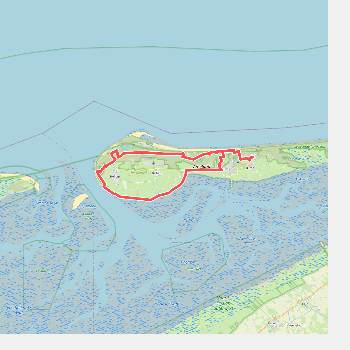 Ballumer Blinkert – Vuurtoren van Ameland rondtocht vanuit De Phenix