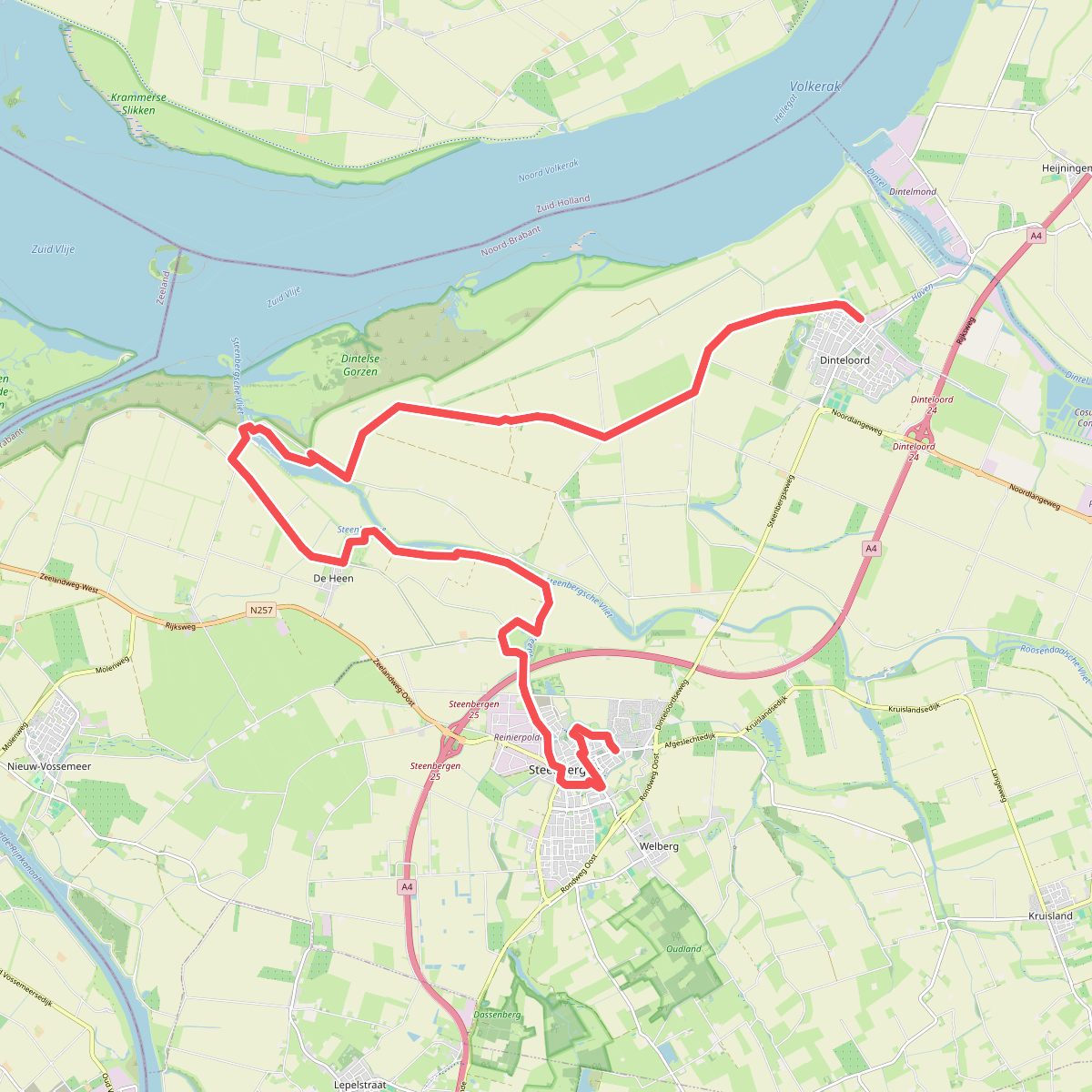 Steenbergen - Dinteloord · Zuiderwaterliniepad etappe 2