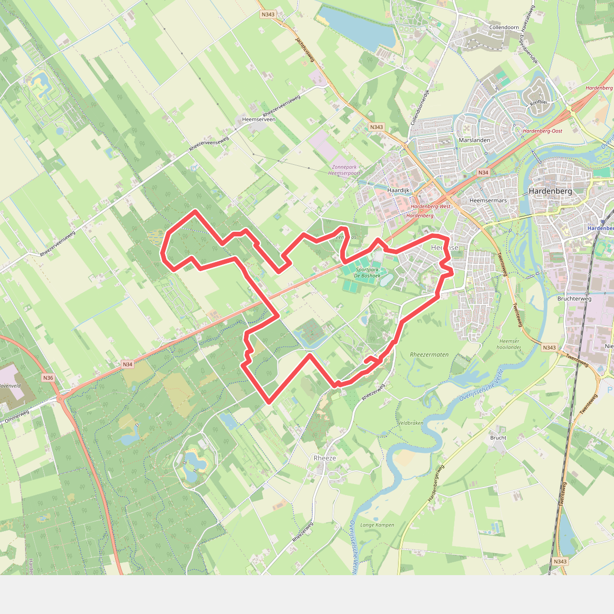Rheezerbelten - Rood