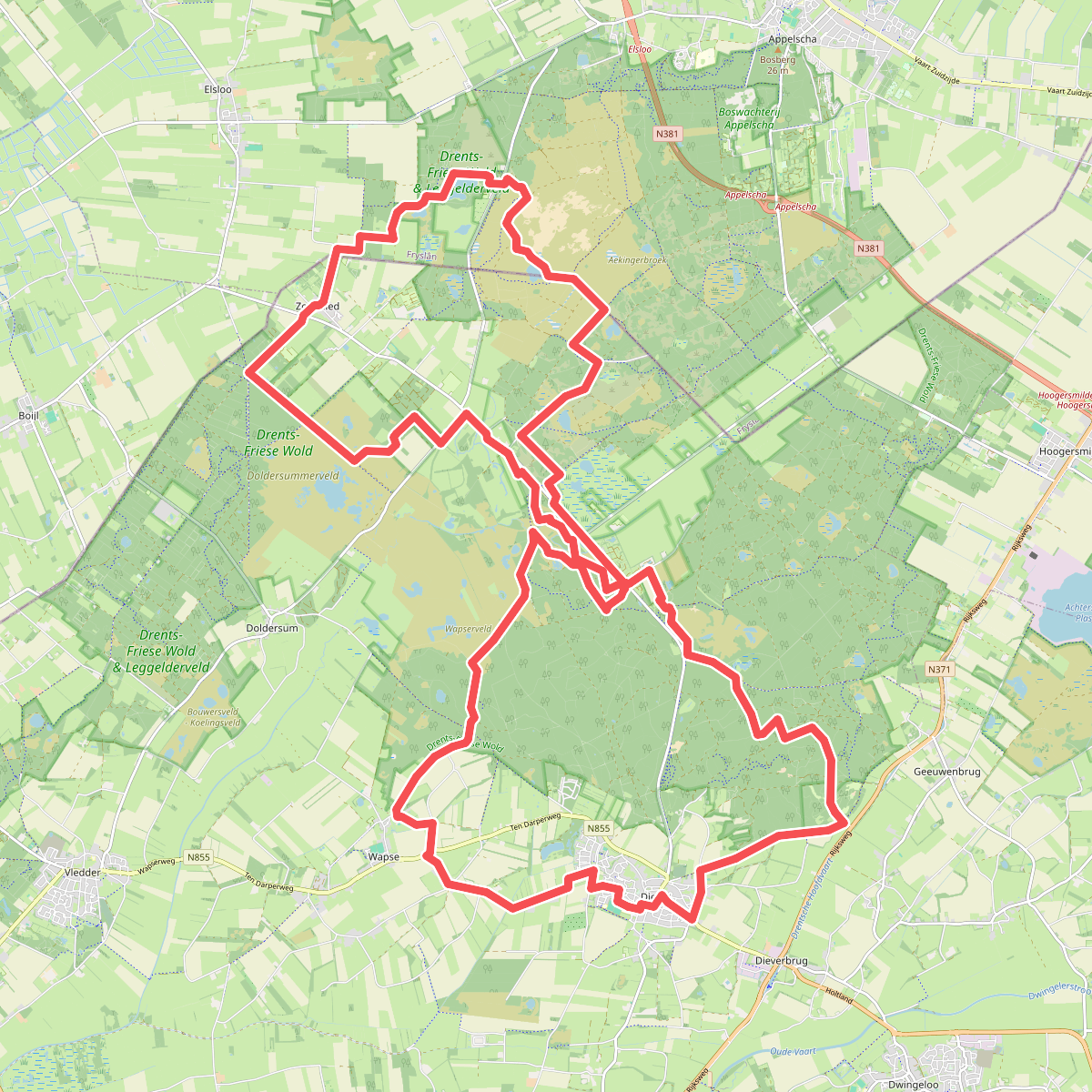 Drents Friese Wold Kennedymars lus 3 en 4