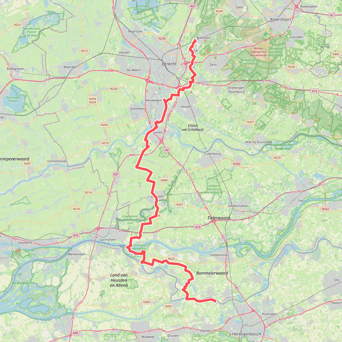 Fietstocht Ineke en Rosa