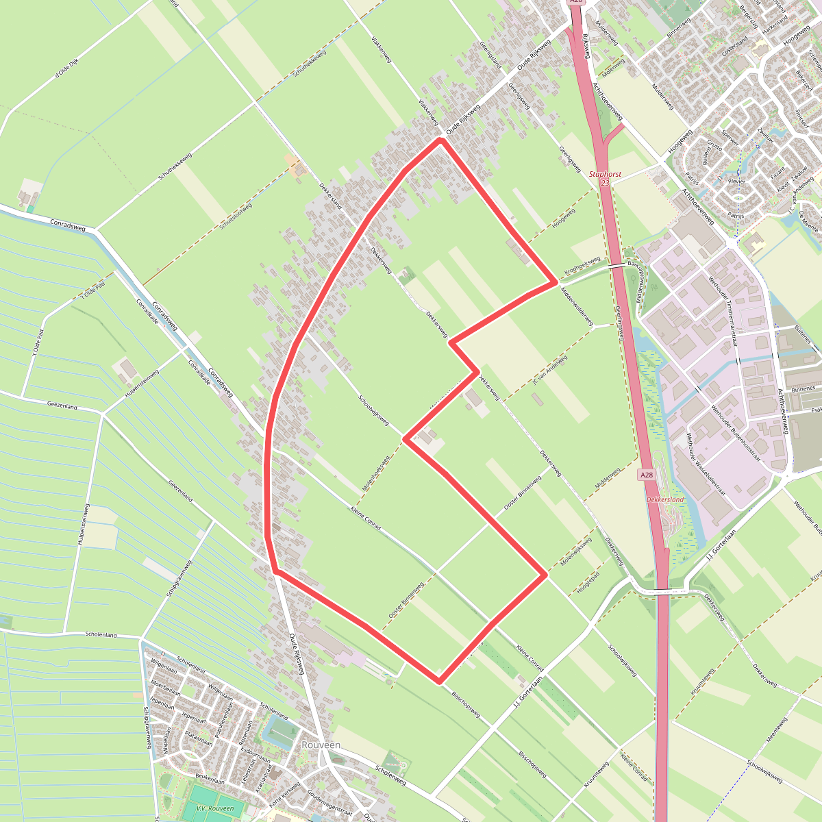 Oude Rijksweg - Oranje
