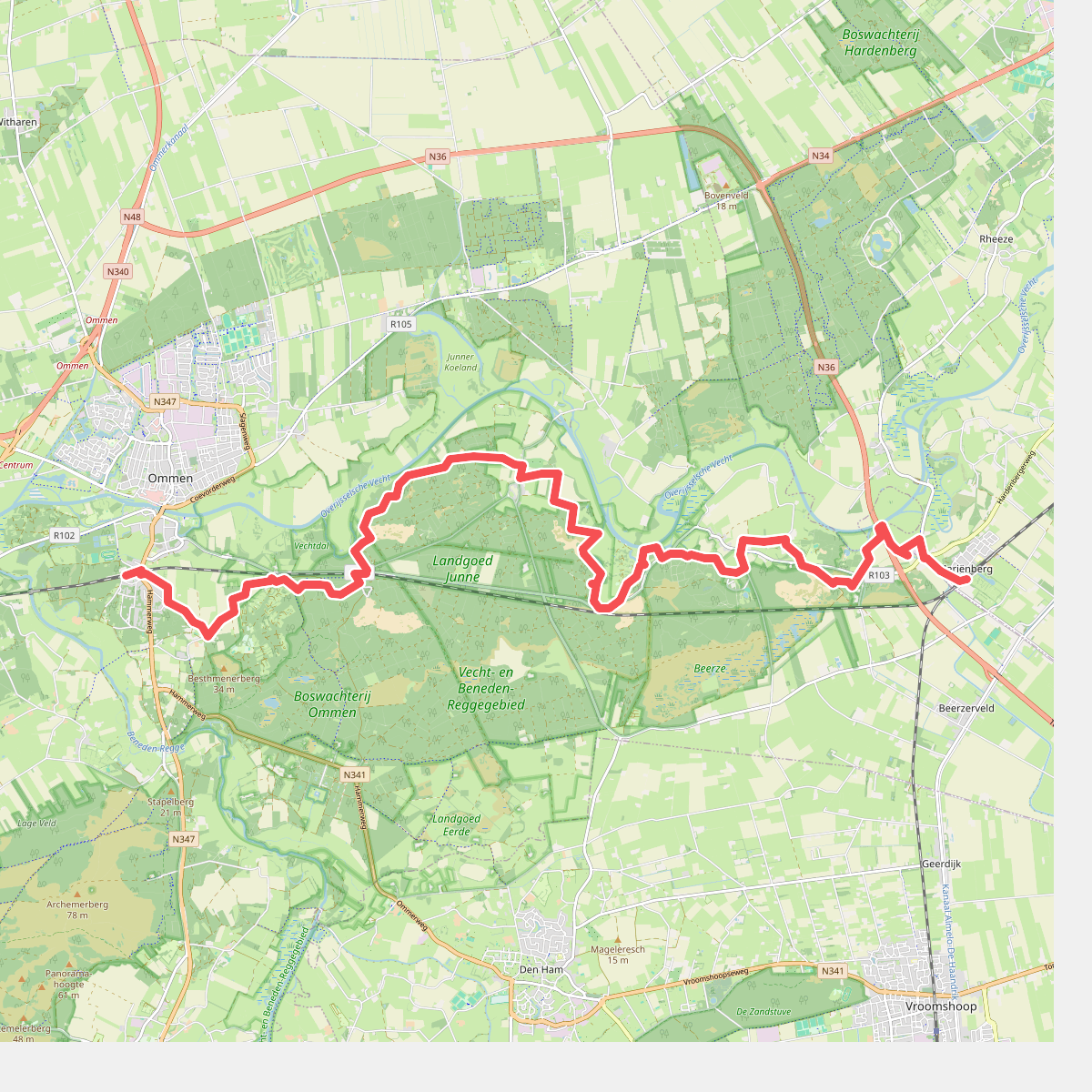 Ommen - Mariënberg · Vechtdalpad etappe 3