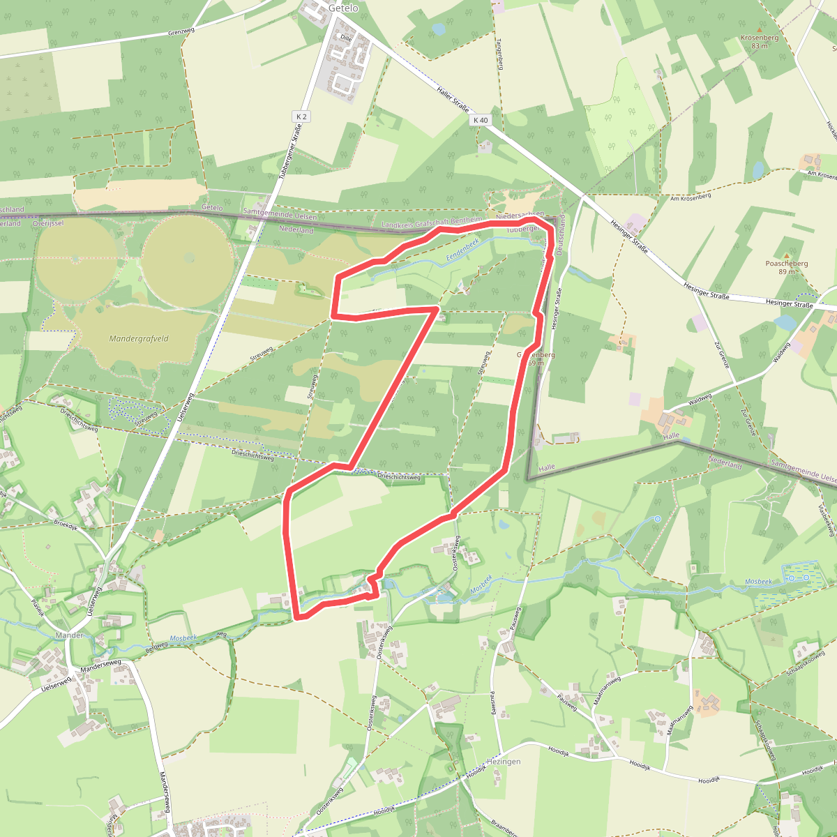 Mosbeek - Oranje