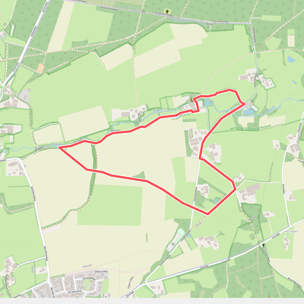 Mosbeek - Rood
