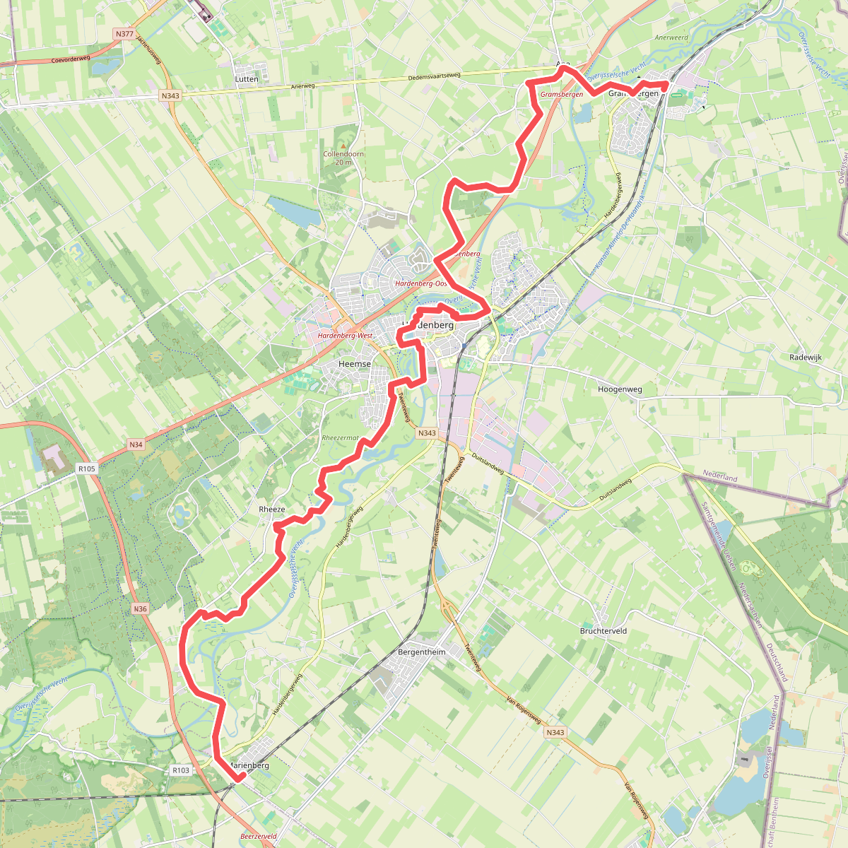 Mariënberg - Gramsbergen · Vechtdalpad etappe 4