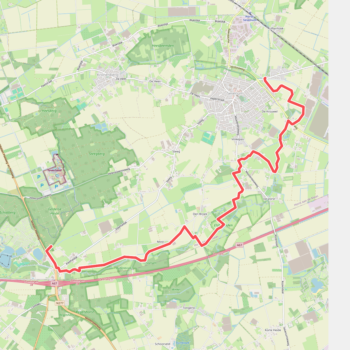 Sevenum Schatberg - Sevenum · Petranpad etappe 7
