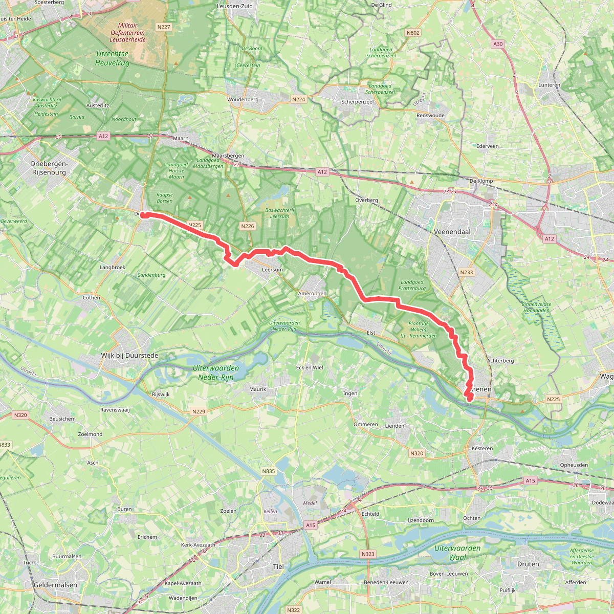 Doorn - Rhenen · Gelukkigerwijspad etappe 2