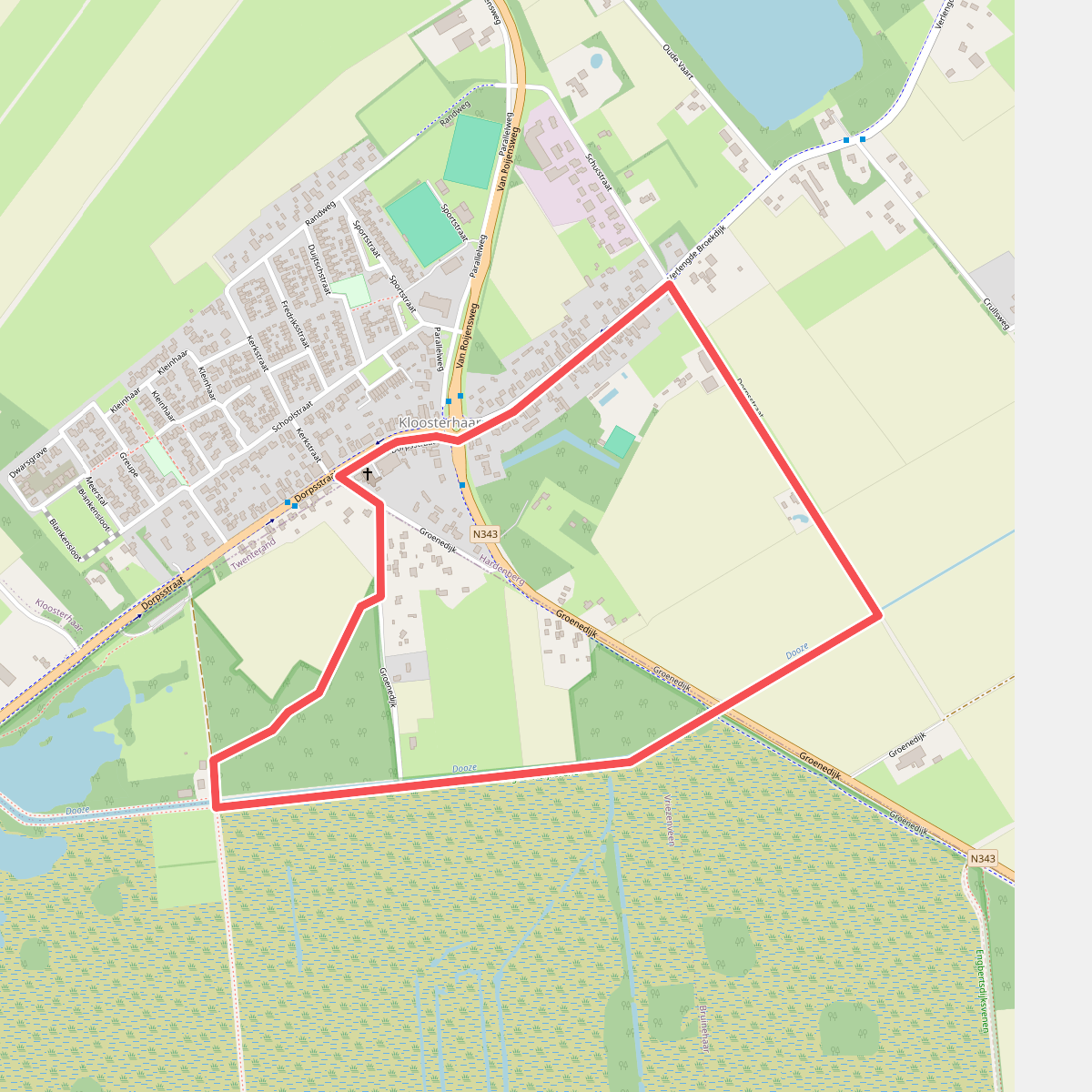Kloosterhaar - Rood
