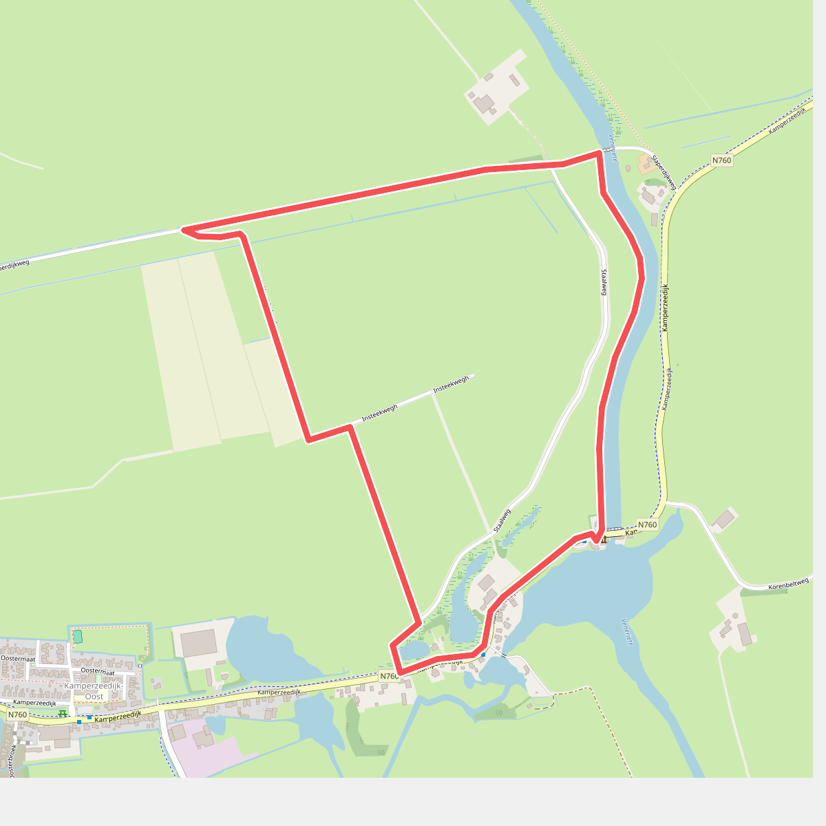 Kamperzeedijk-Oost - Rood