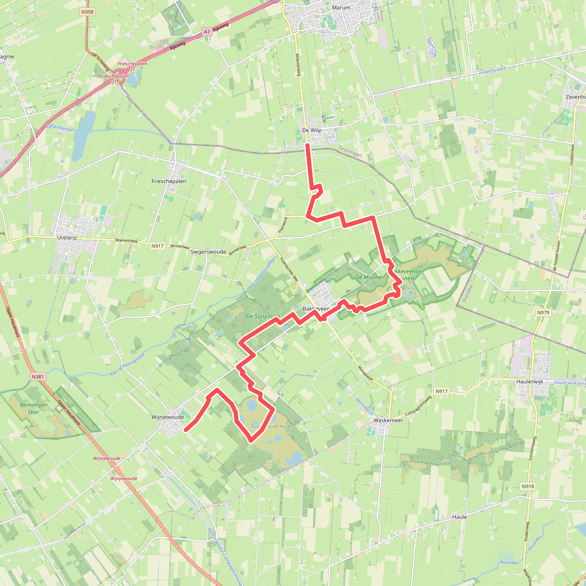 De Wilp - Wijnjewoude · Bonifatius Kloosterpad etappe 6