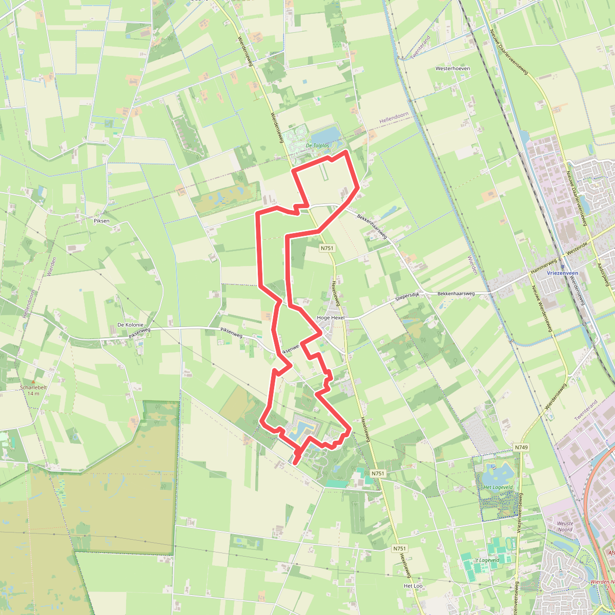 Huurnerveld - Rood