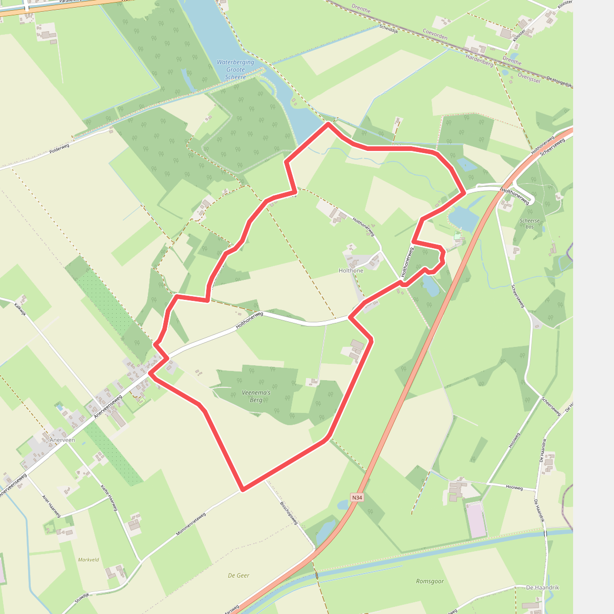 Holthone - Rood