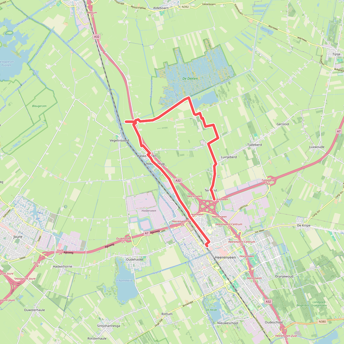 Terband - Heerenveen · Bonifatius Kloosterpad etappe 11