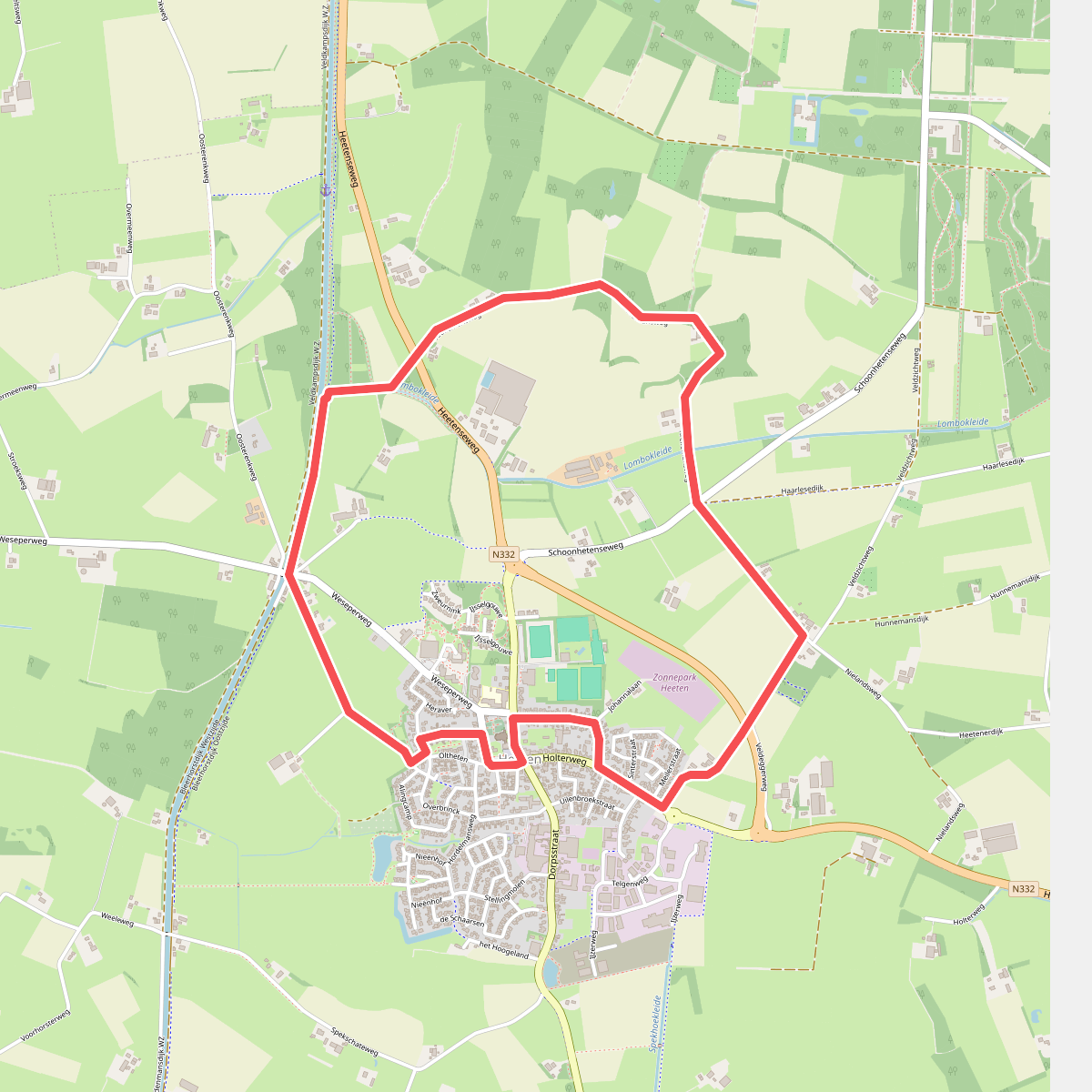 Heeten - Rood