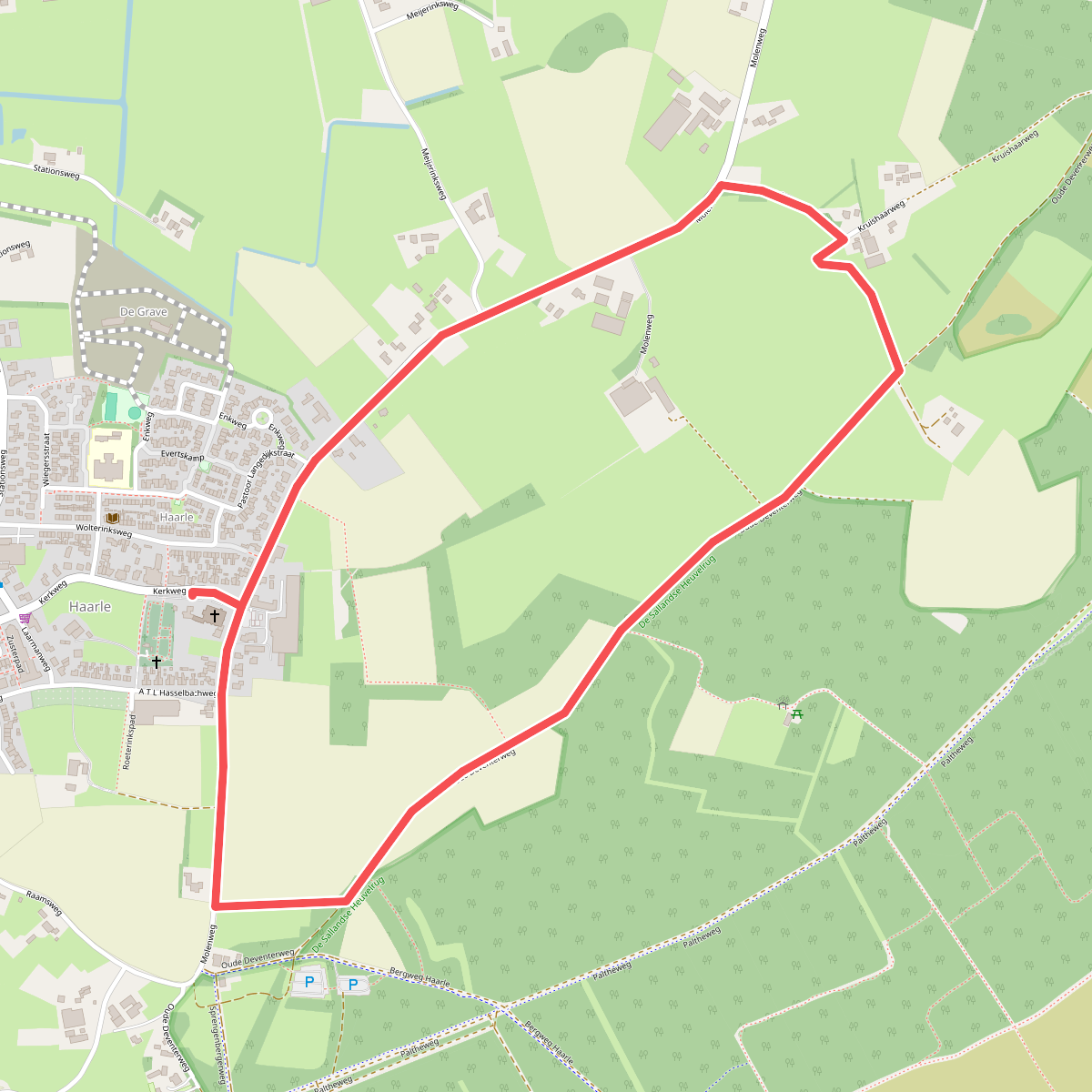 Haarle - Rood