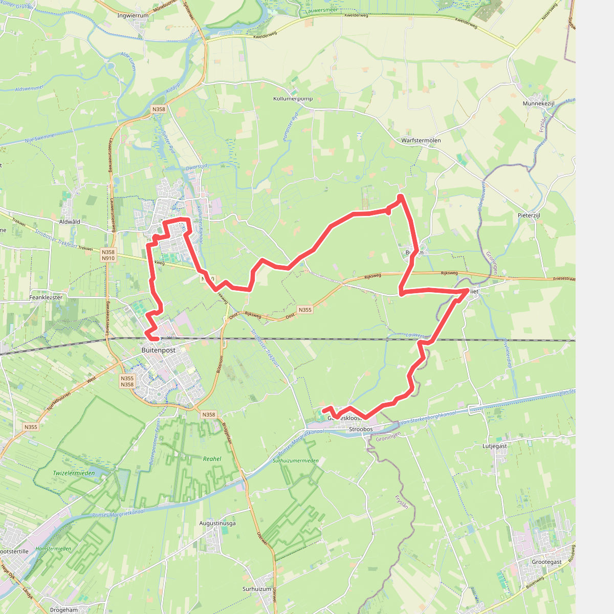 Buitenpost Traject 1 · Bonifatius Kloosterpad etappe 24