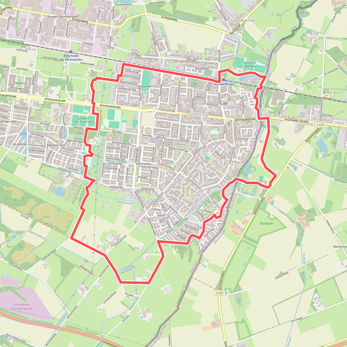 Glanerbrug-Gleis - Blauw