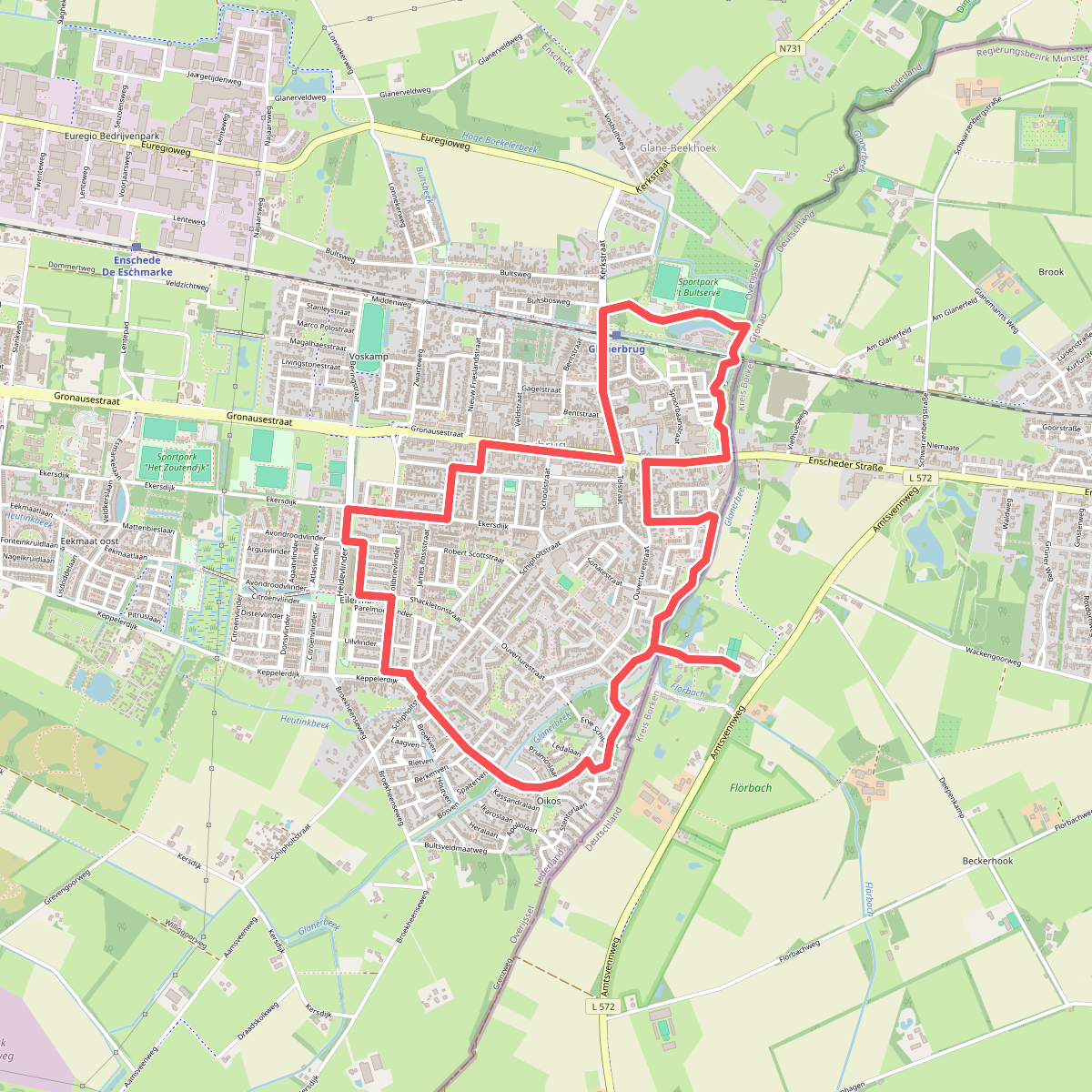 Glanerbrug-Gleis - Groen