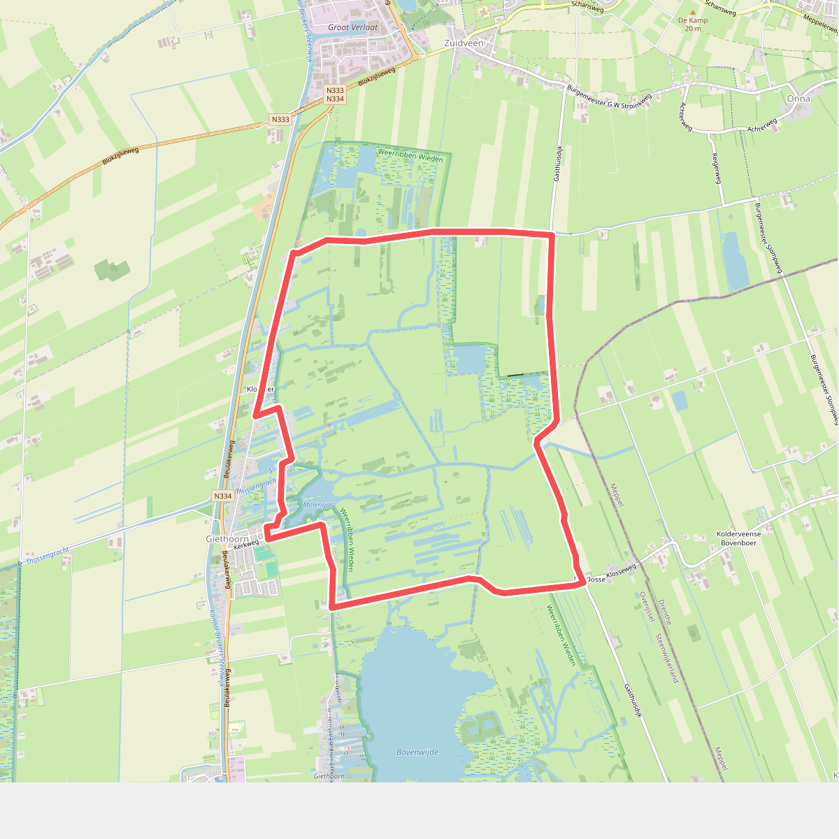 Giethoorn Noord - Blauw