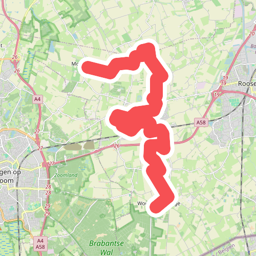 Moerstraten - Wouwse Plantage · Brabantse Wal etappe 3