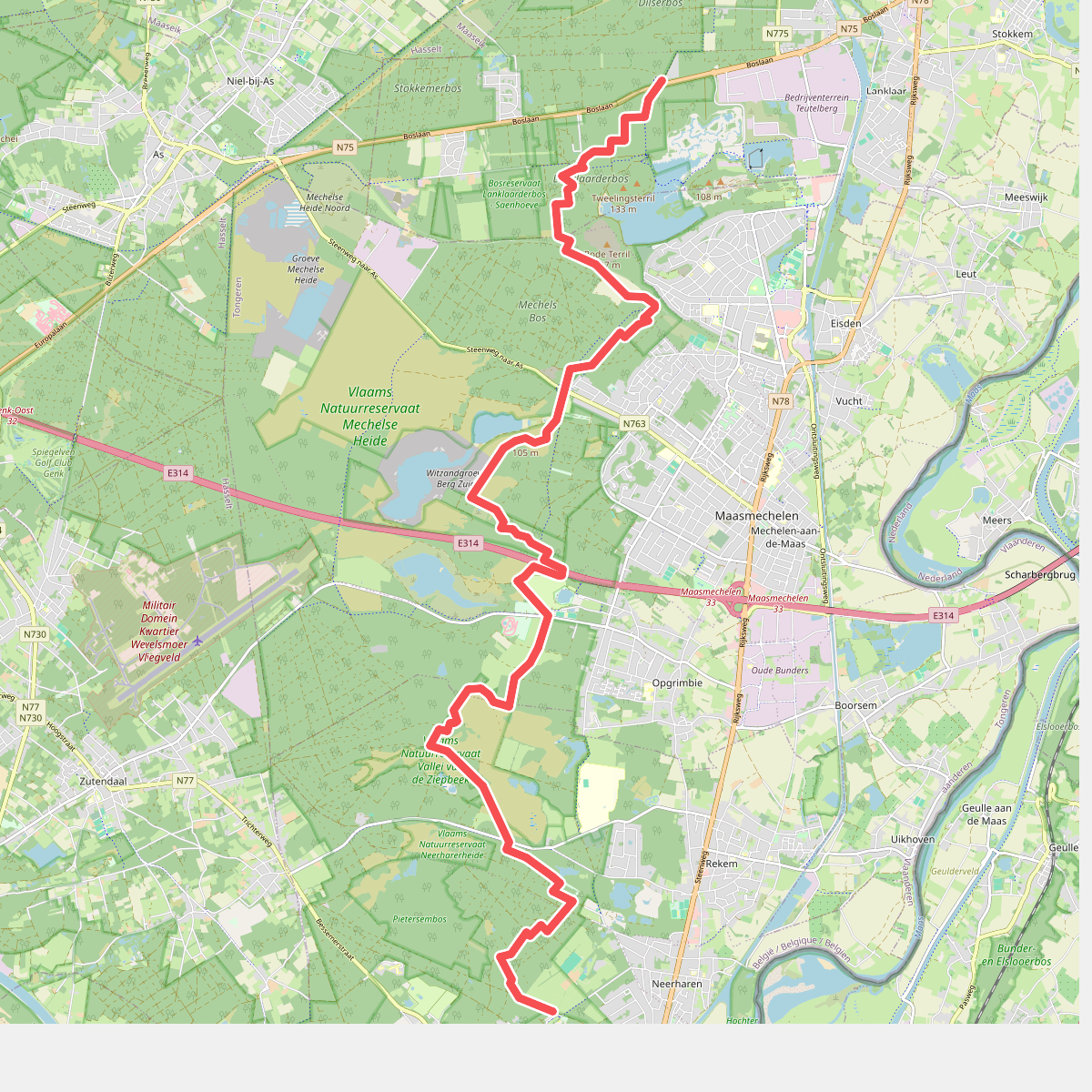Pietersheim - Dilserbos · Rondje Limburg etappe 2