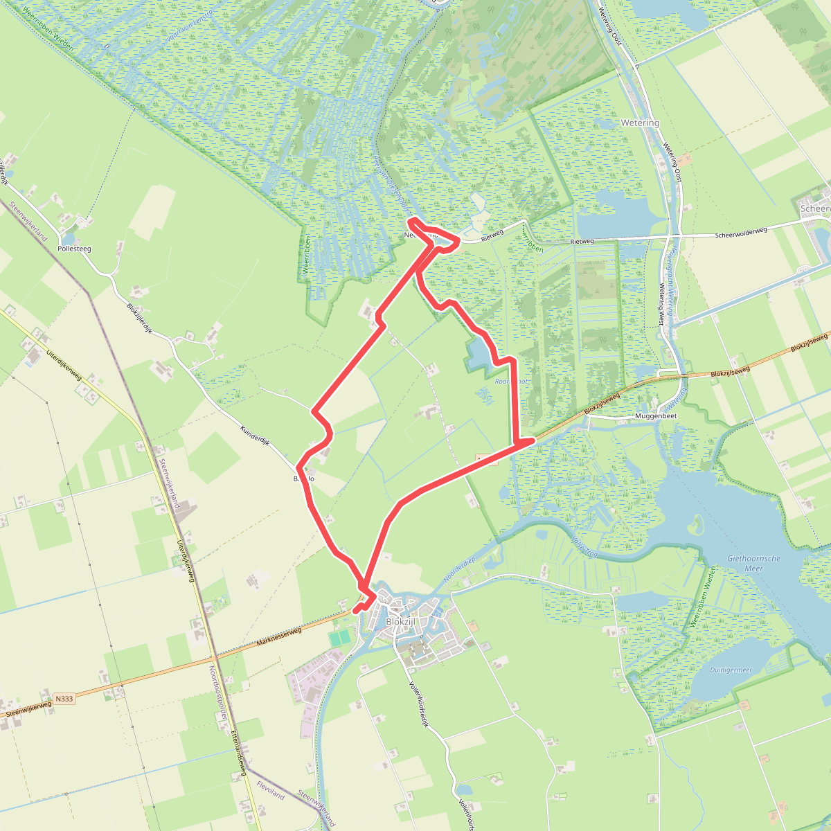 Blokzijl - Rood