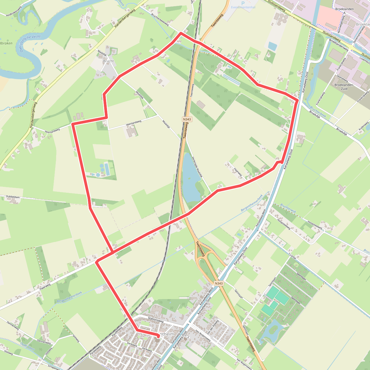 Bergentheim - Rood