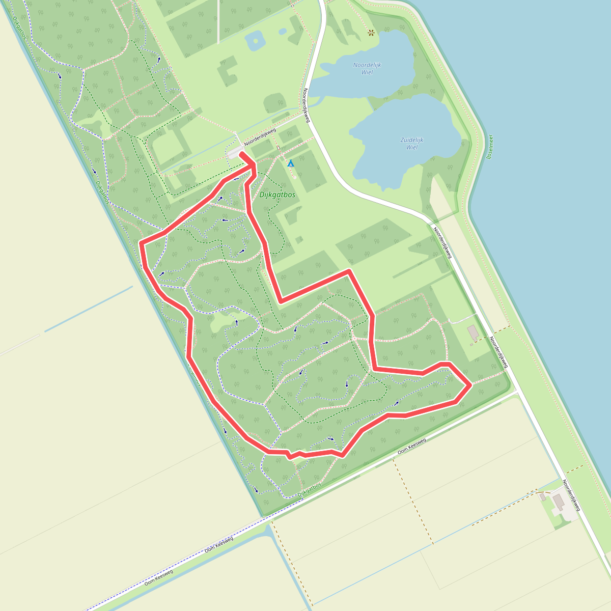 Wandelroute Sluitgatbos