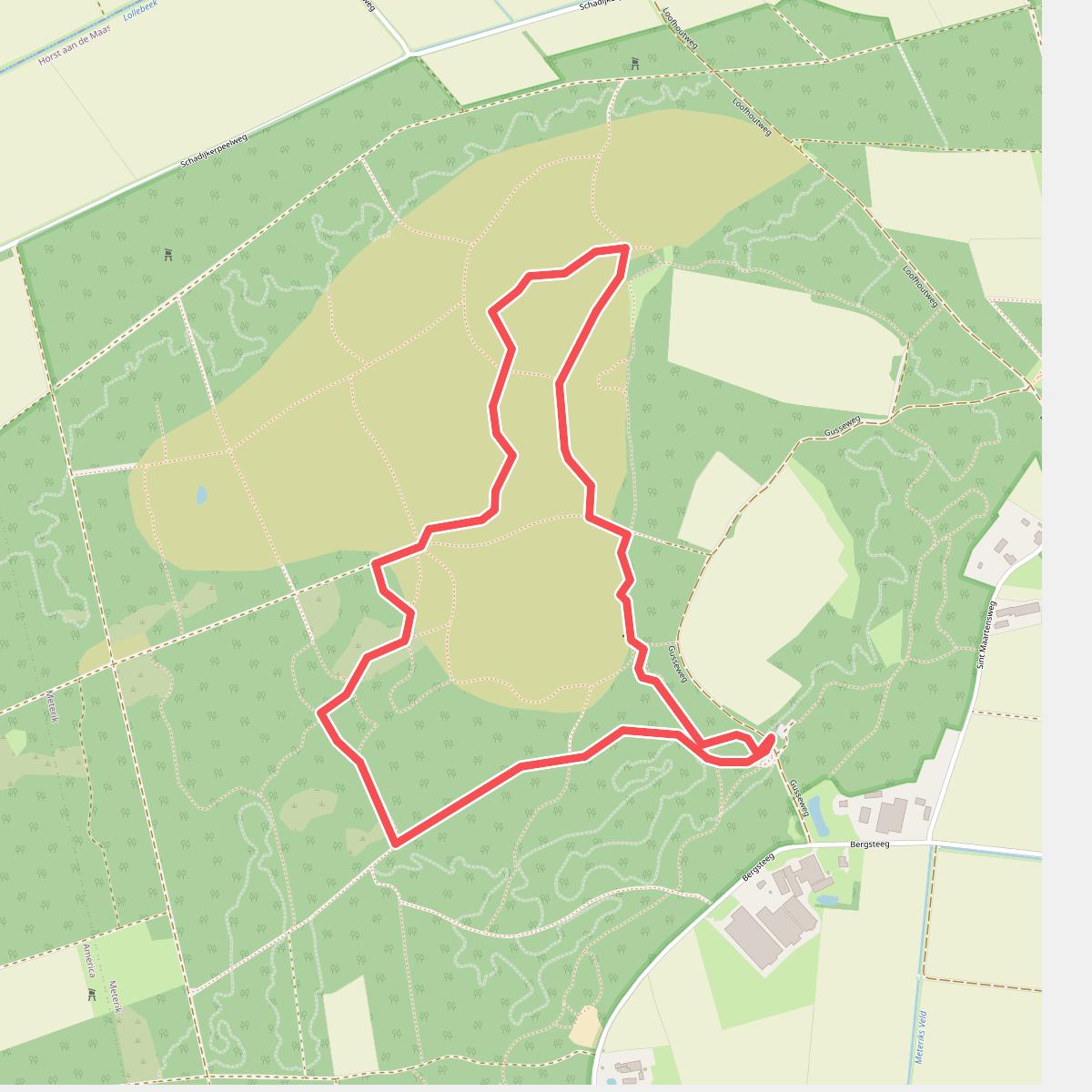 Wandelroute Drabbelsdrift