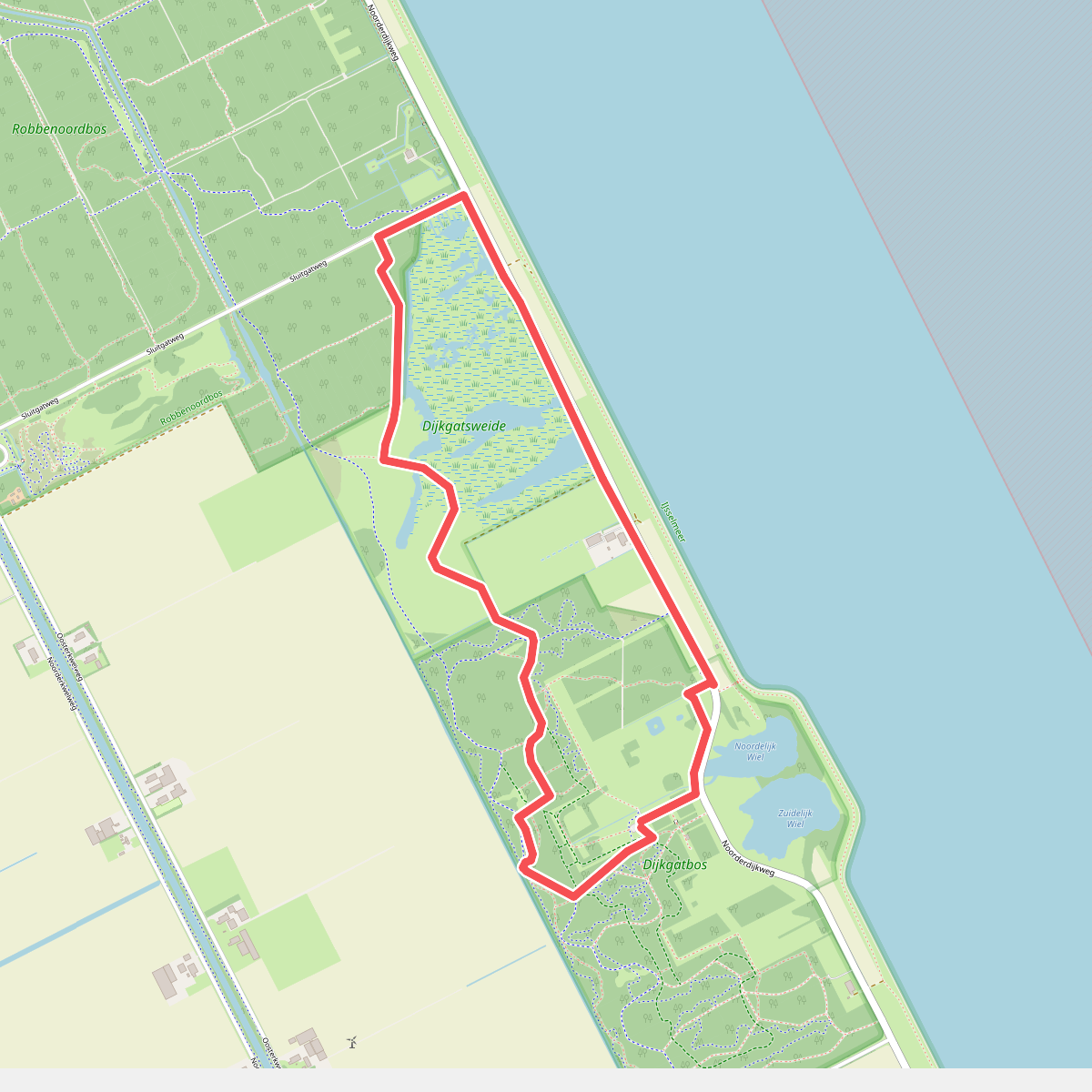 Wandelroute Wieringermeerdijk