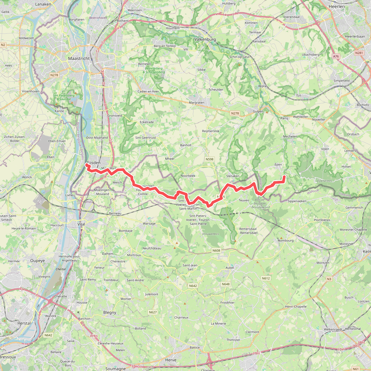 Epen - Eijsden · Rondje Limburg etappe 18