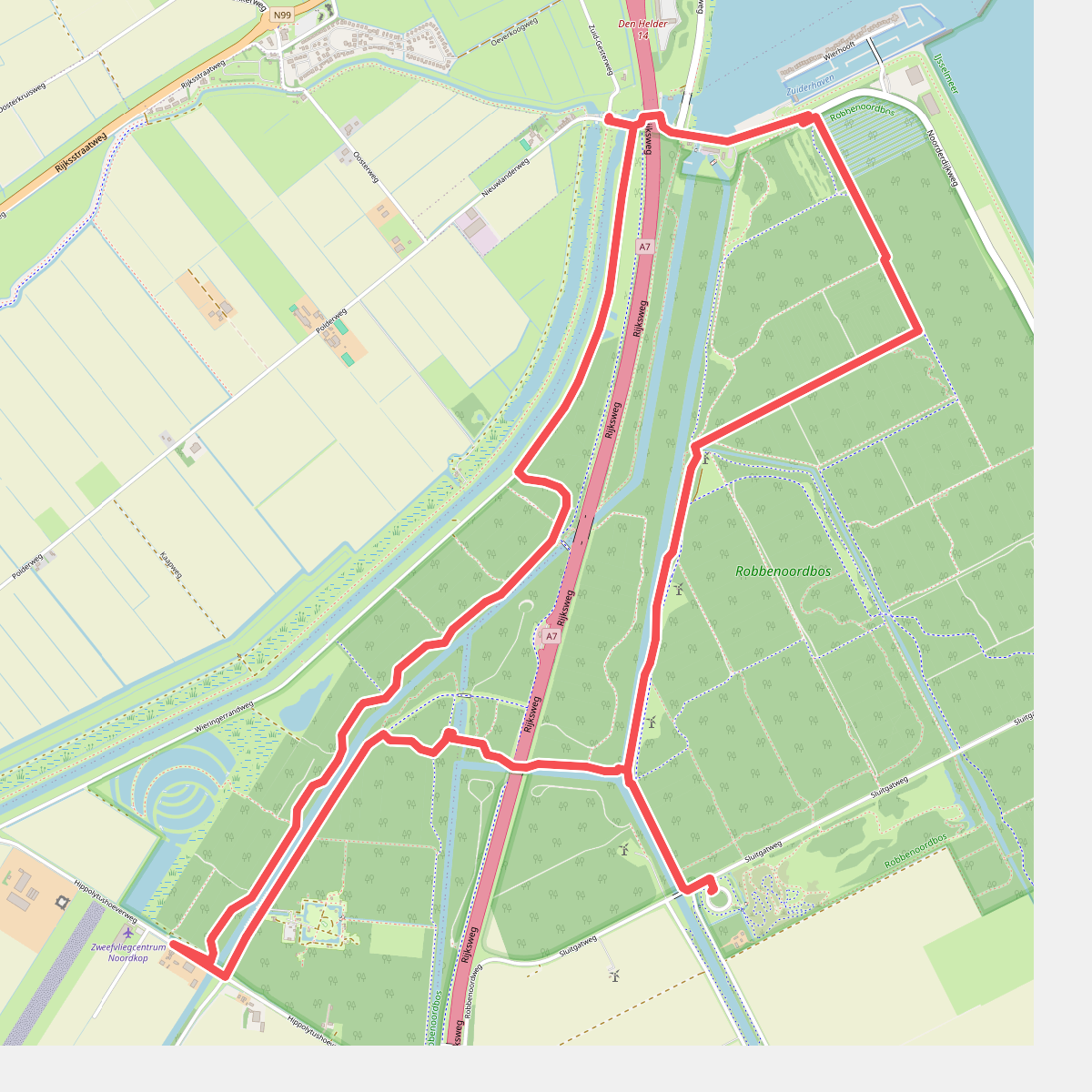 Wandelroute Wieringerrand
