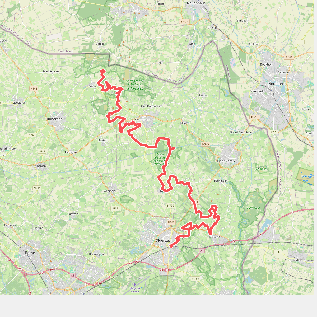Stuwwalroute