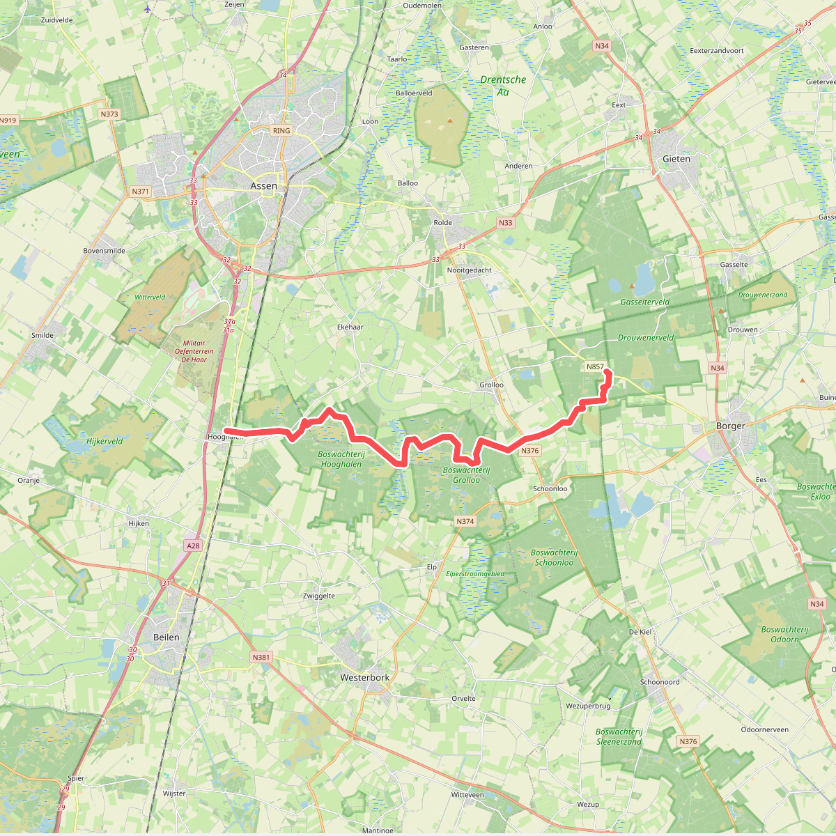 Papenvoort - Hooghalen · Roots Natuurpad etappe 7