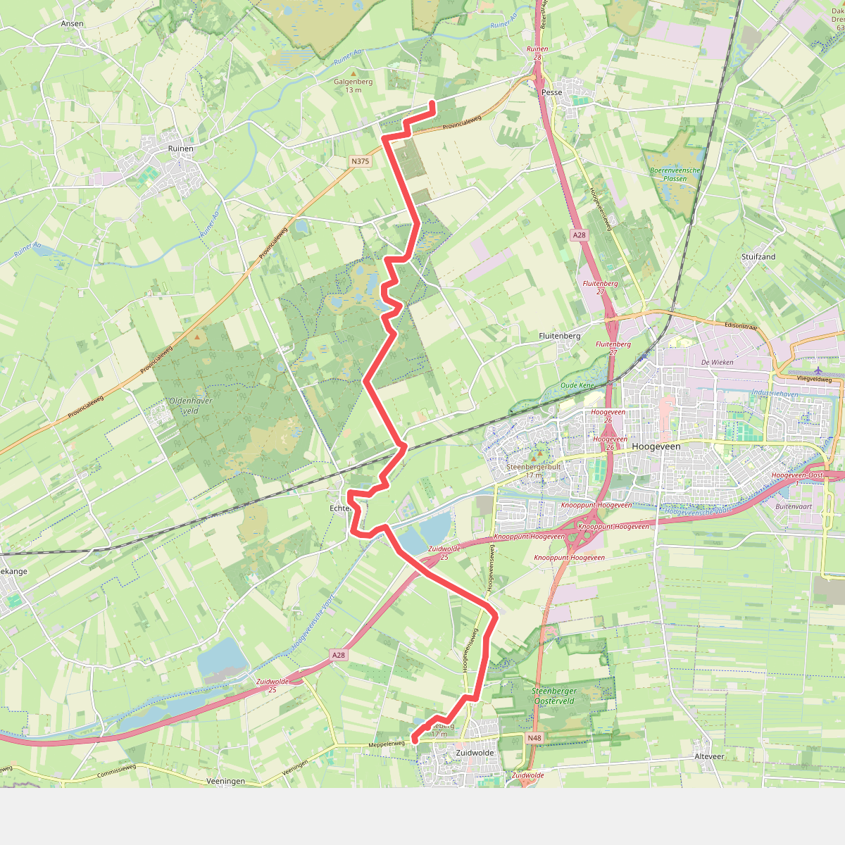 Ruinen - Zuidwolde · Roots Natuurpad etappe 11
