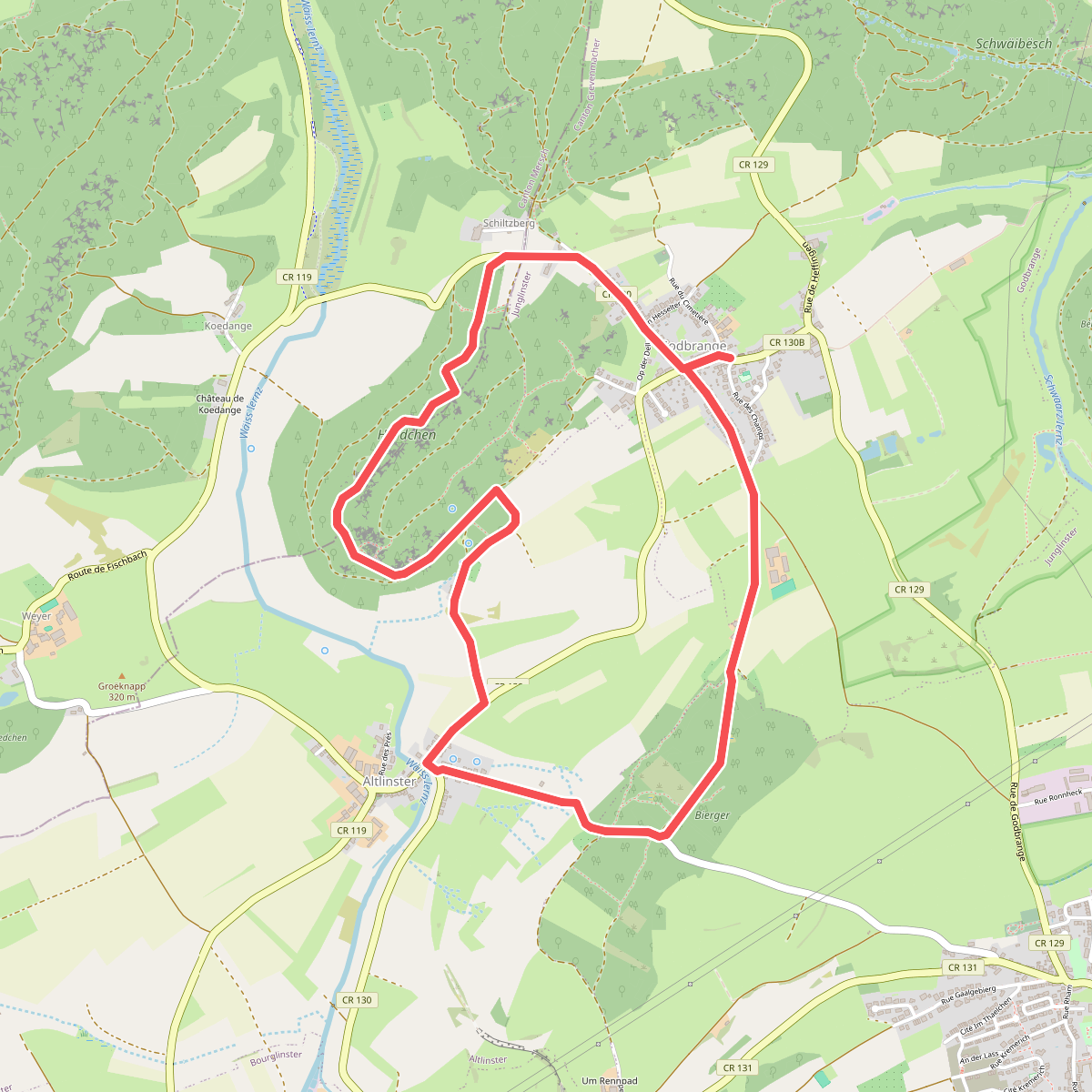 Mullerthal J19 Sentier Culturel Häerdchespad