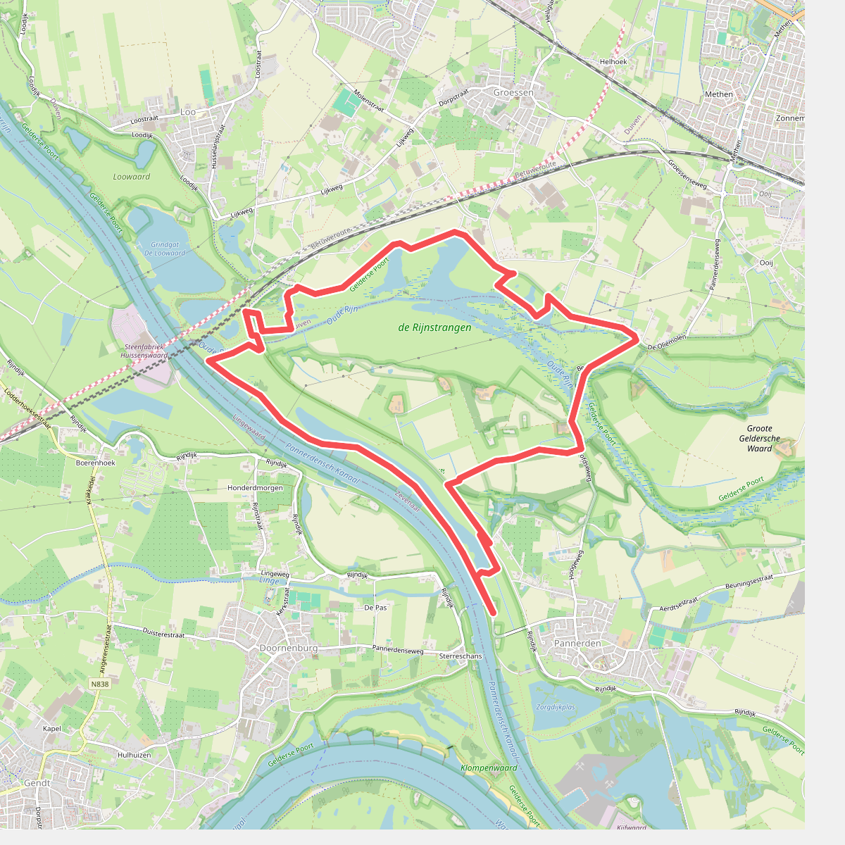 Klompenpad: Pannerdensche Waardpad