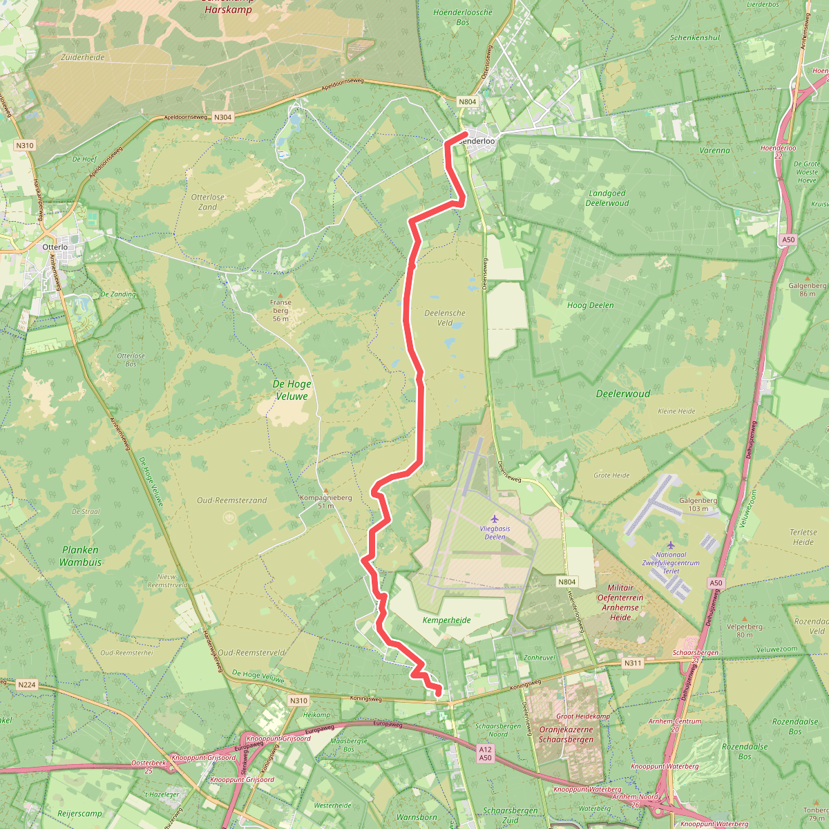 Hoenderloo - Arnhem · Roots Natuurpad etappe 20